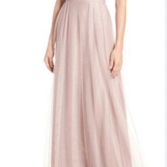 Monique Lhuillier Bridesmaids Tulle Halter Style Gown - size 12 - NWT - Picture 8 of 8